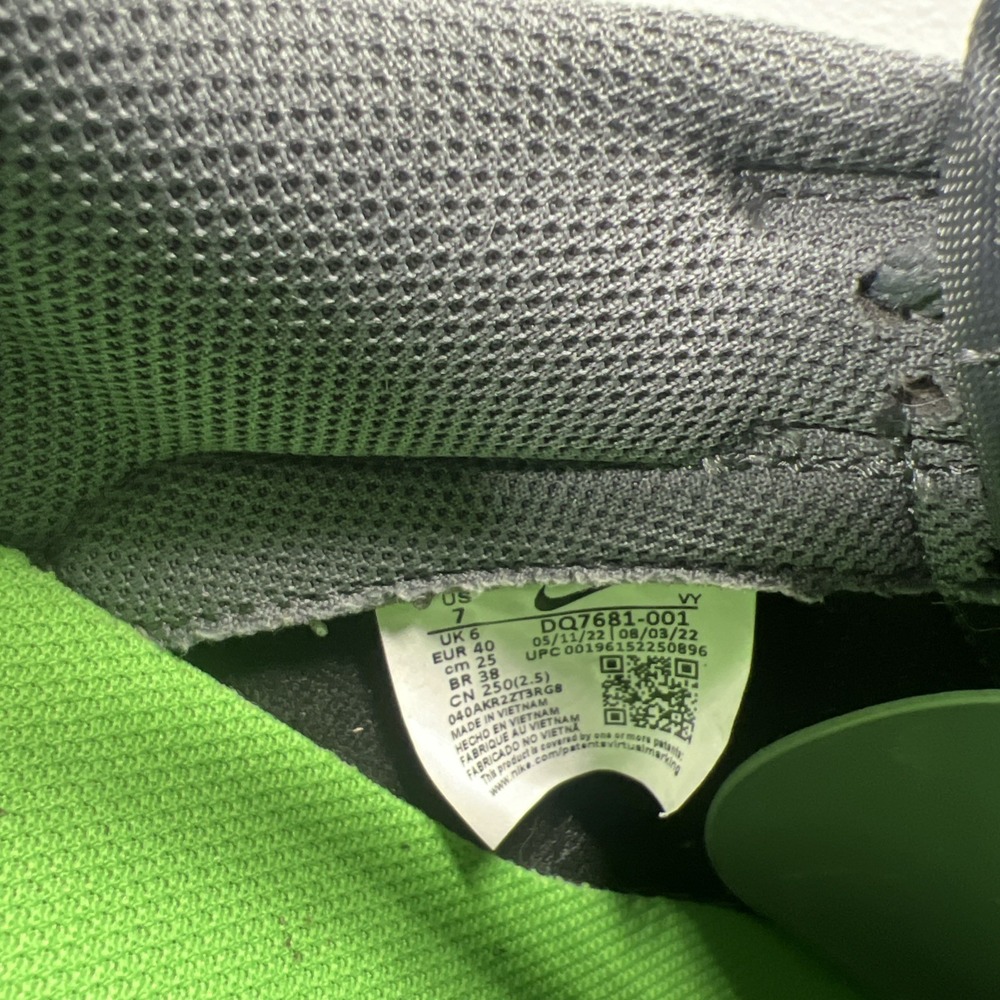 Nike Dunk Low Retro 2022 Halloween Iron Grey Scream Green‎ DQ7681-001 Men's 7 - Picture 10 of 10